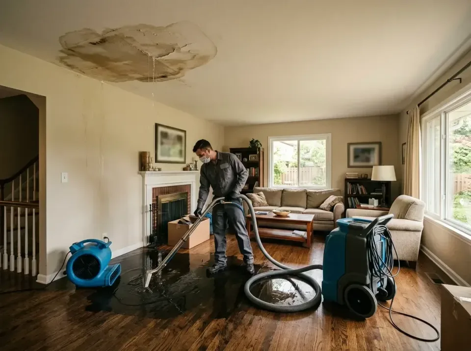 attic-pipe-burst-ceiling-drip-008 — frequently asked questions, Water Damage Restoration & Carpet Care in West Loch Estate,…